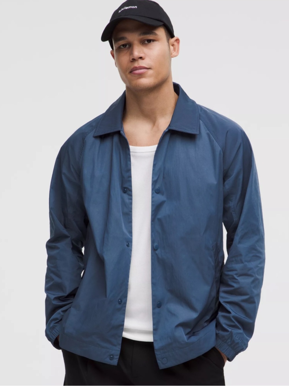 Lululemon Men's Navy Blue Lightweight Coach Jacket NWOT